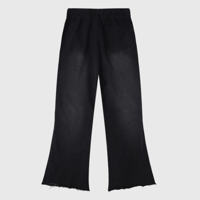Hellstar Flame Flare Sweatpants Black - Image 2