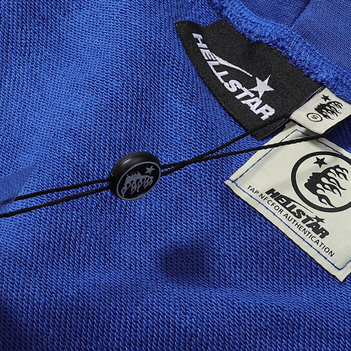 Hellstar No Guts No Glory! Hoodie Blue - Image 5