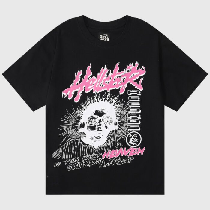 Hellstar Studios Heaven Sounds Like T-Shirt Black - Image 2