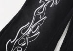 Hellstar Flame Flare Sweatpants Black - Image 3