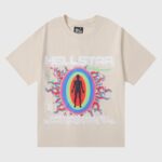Hellstar Records T-Shirt Beige