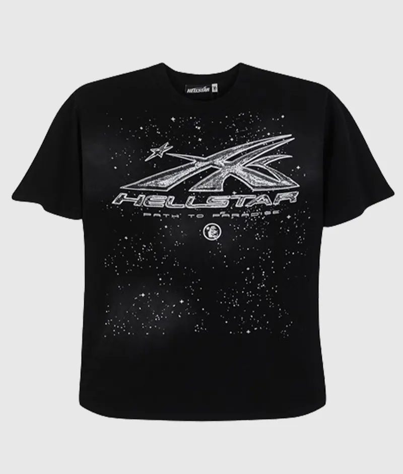 Hellstar Chrome Logo T-Shirt Hellstar Chrome Logo T-Shirt - Image 1