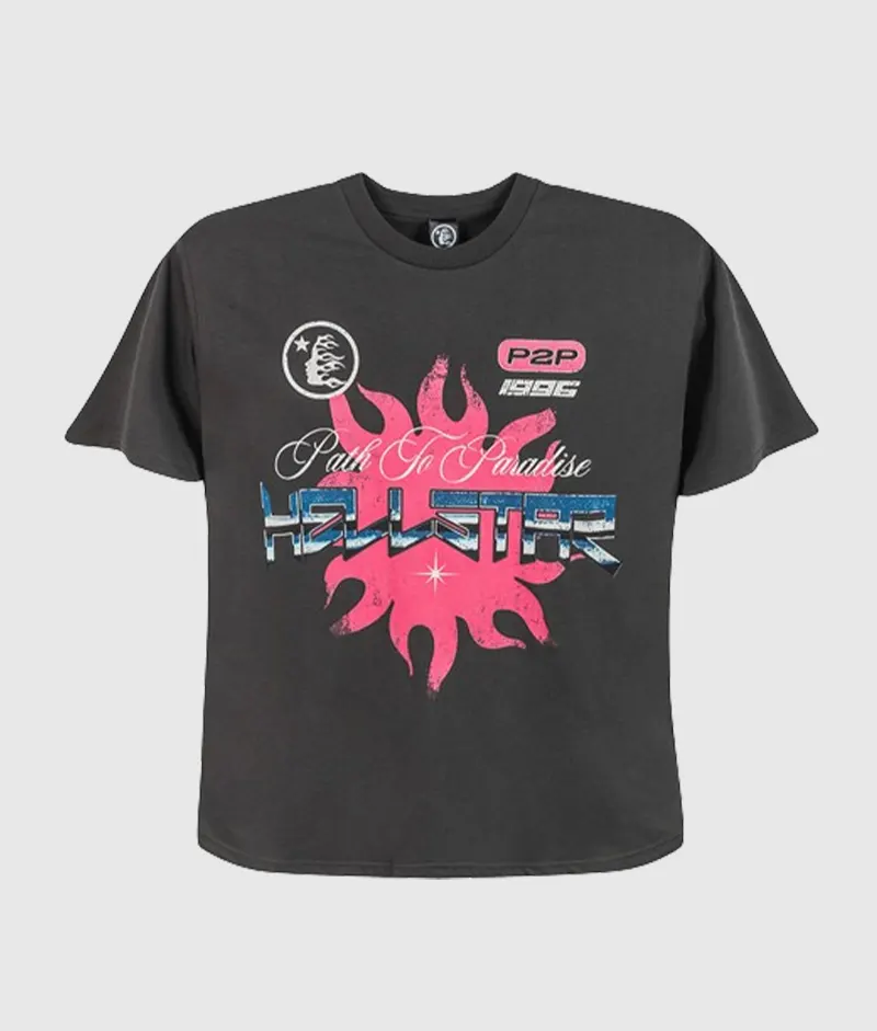 Hellstar path to paradise t-shirt front side Hellstar Path to Paradise T-shirt - Image 1