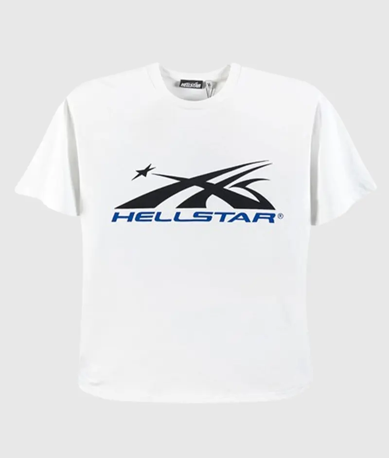 Sport T-shirt White front Hellstar Sport White T-Shirt - Image 1