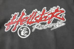 Hellstar Records Tour Flame Hoodie Jet Black - Image 9