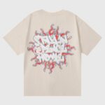 Hellstar Records T-Shirt Beige - Image 2