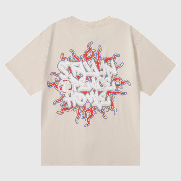 Hellstar Records T-Shirt Beige - Image 2