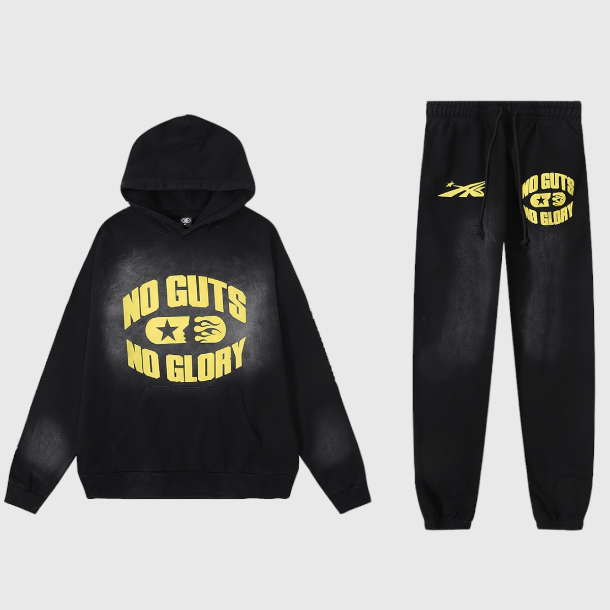 f9c6425a-Photoroom (9) Hellstar No Guts No Glory! Tracksuit Black - Image 1