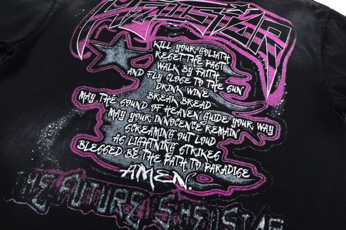 Hellstar Future (Red) T-Shirt Black - Image 3