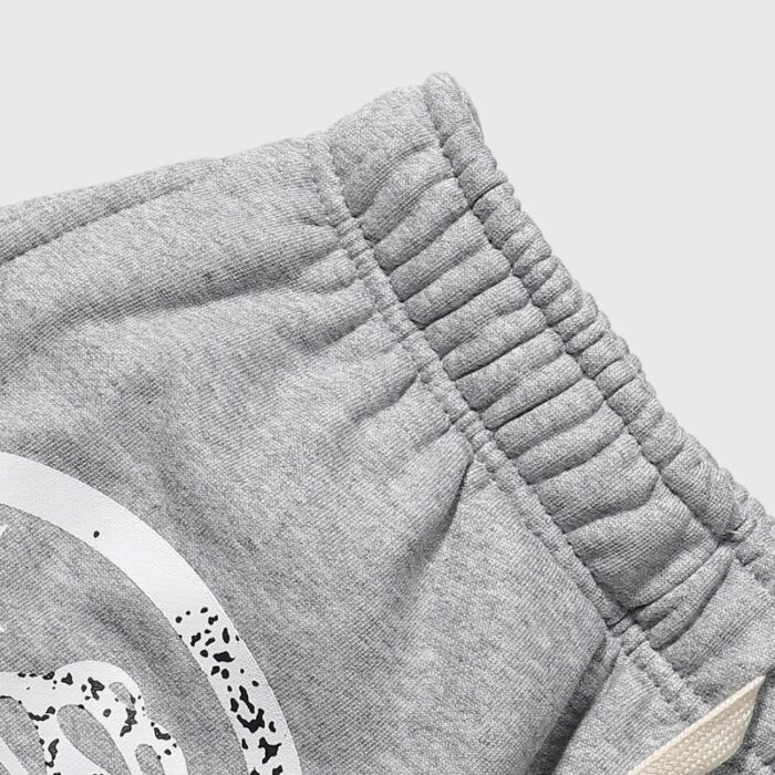 Hellstar Jupitar Graphic Terry Grey Shorts - Image 3