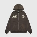 Hellstar Sports Zip-Up Hoodie Jet-Black