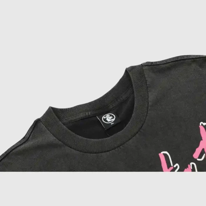 Hellstar-Beautiful-People-T-Shirt-close-up-view-1