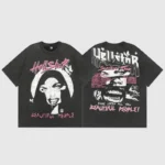 Hellstar-Beautiful-People-T-Shirt-close-up-view-4
