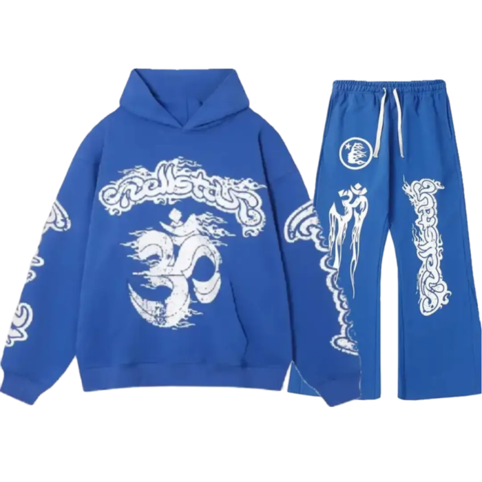 Hellstar Studios Records Blue Yoga Tracksuit