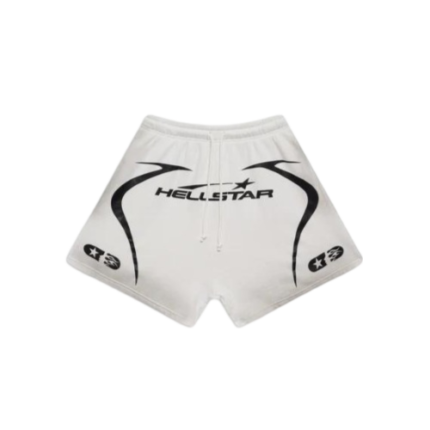 Hellstar Warm Up White Shorts