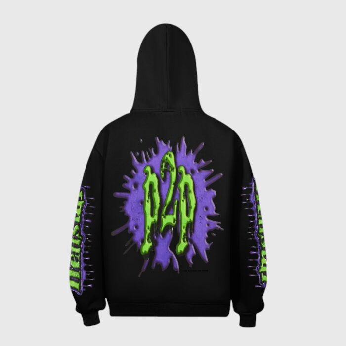 Hellstar Horror Book Hoodie back black