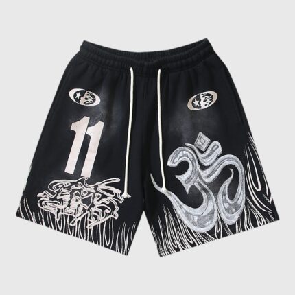 Hellstar Yoga Black Shorts