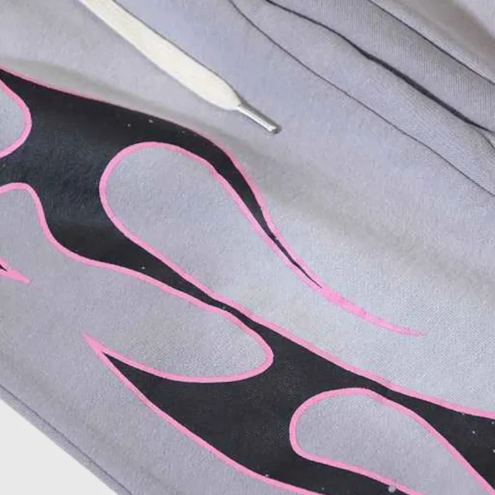 Hellstar Grey Future Flame Sweatpant - Image 6