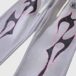 Hellstar Grey Future Flame Sweatpant - Image 4