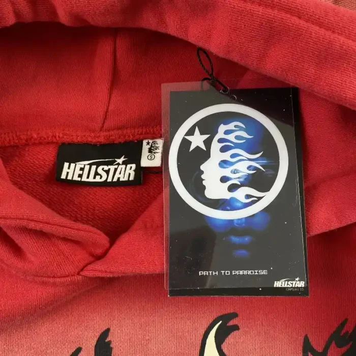 Hellstar Records Pullover Hoodie 'Lava' - Image 3