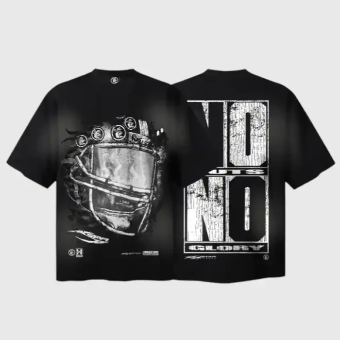 Hellstar No Guts No Glory! Helmet T-Shirt Black