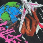 Hellstar Worldwide Flight T-Shirt Black