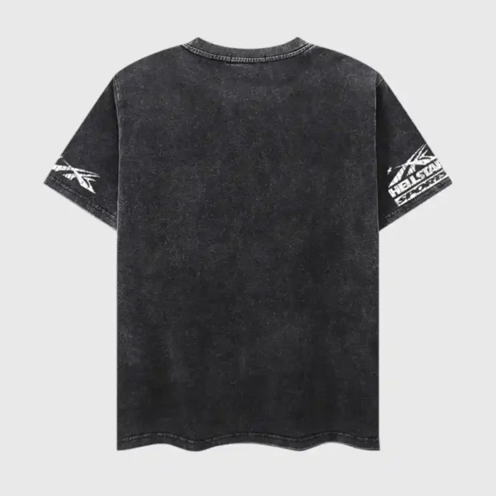 Hellstar INS Hip Hop VINTAGE T-Shirt Black