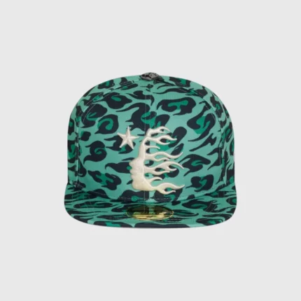 Hellstar Cheetah Print Fitted Hat