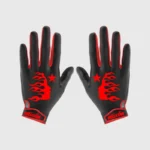 Black Hellstar Logo Gloves