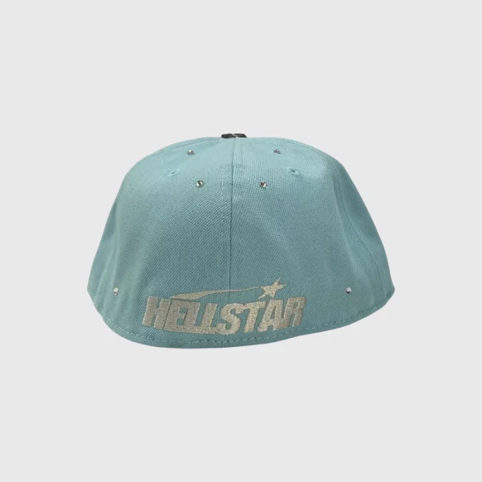 Hellstar OG Logo Rhinestones 59Fifty Fitted Hat Blue