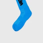 Hellstar Logo Socks (4 Pack) Neon Blue