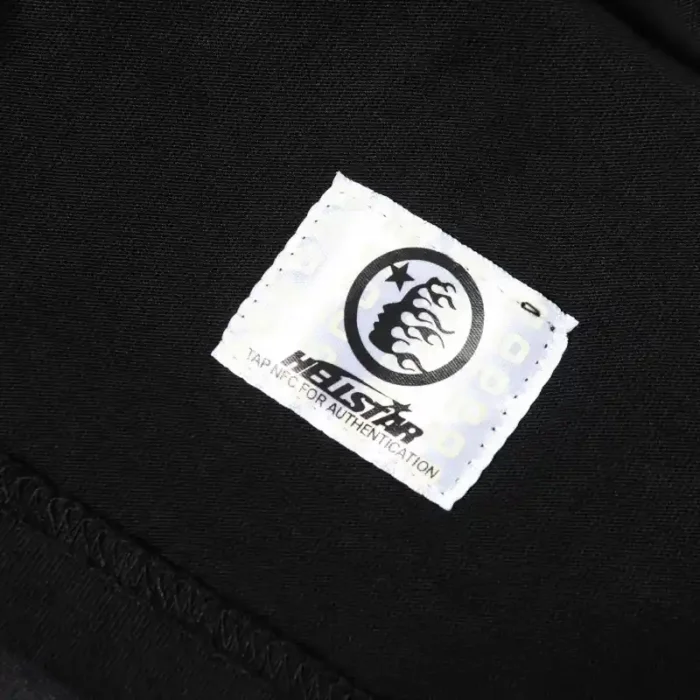 Hellstar T Shirt Logo Black Chrome