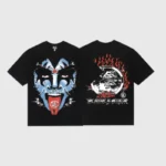 Hellstar Mask Cotton Graphic Black T-Shirt