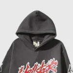 Hellstar Records Tour Flame Print Hoodie - Image 4