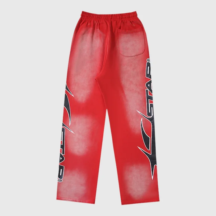 Hellstar Red Airbrushed Tracksuit - Image 4