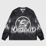 Hellstar Skull Drop Print long Sleeve Tee