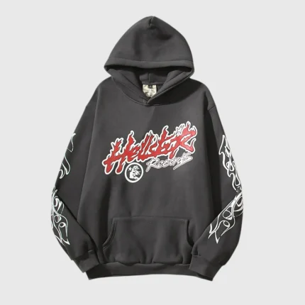 Hellstar Records Tour Flame Print Hoodie
