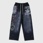 Hellstar Black Graphic Print Tracksuit - Image 5