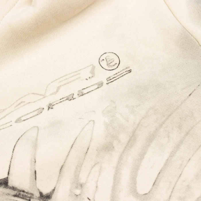 Hellstar HStar Records Hoodie 'Cream' - Image 6
