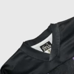 Hellstar Black and Purple Mesh Patchwork Long Sleeve Tee - Image 3