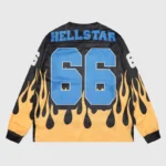 Hellstar Flame 66 Mesh Long Sleeve Tee - Image 2