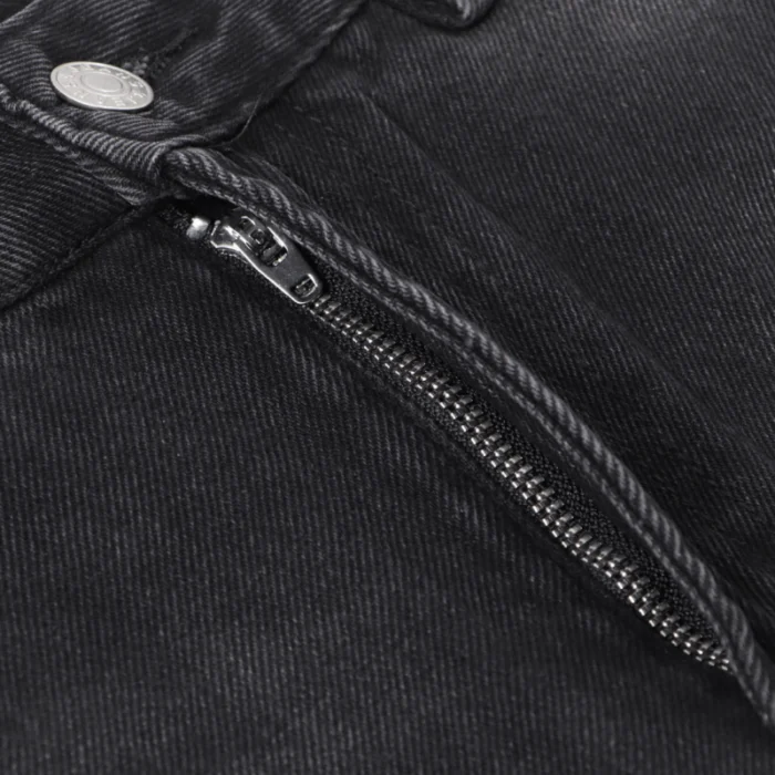 Hellstar Black Washed Denim Jeans - Image 7