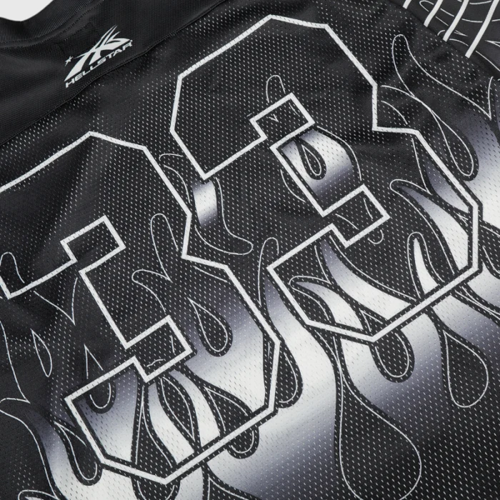 Hellstar Skull Drop Print long Sleeve Tee - Image 7