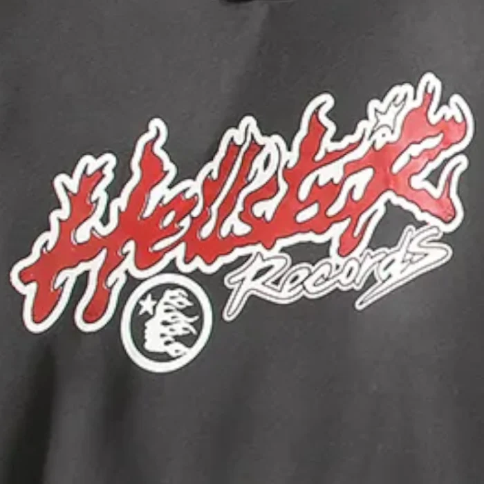 Hellstar Records Tour Flame Print Hoodie - Image 5