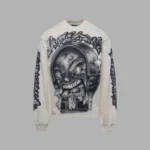 Hellstar Mark Longsleeve Sweater white