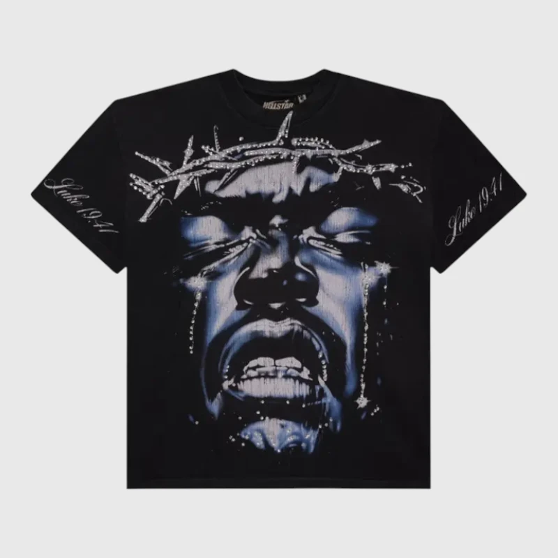 Hellstar Jesus Wept T-shirt black