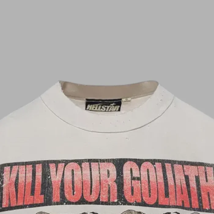 Hellstar Kill Your Goliath T-Shirt White