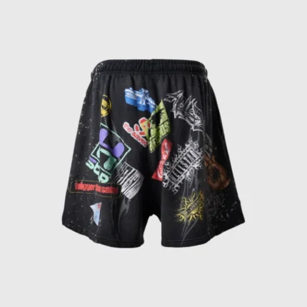 Hellstar Patch Shorts Black