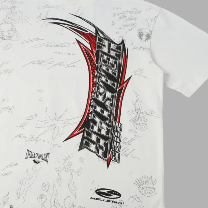 White Nascar Tee Hellstar