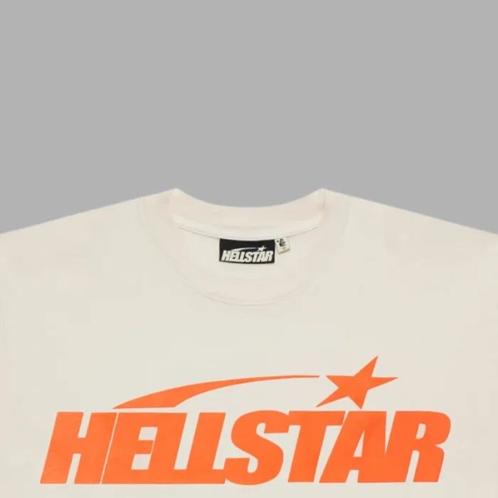 Hellstar Classic T-Shirt Closeup Beige
